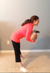 Workout Wednesday: Deadlift Squats with your Baby