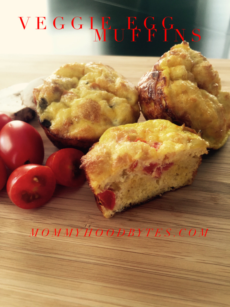 Veggie Egg Muffins for Breakfast On the Go!