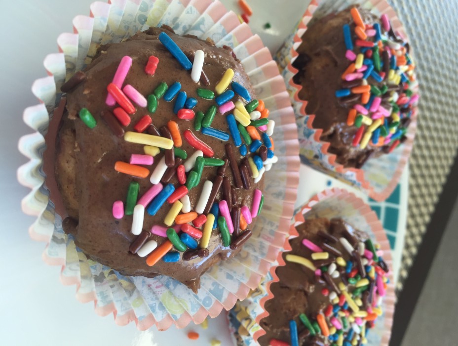 Guilt-Free Whole Grain Raspberry Chocolate Cupcakes- The Cake You Can Eat For Breakfast!