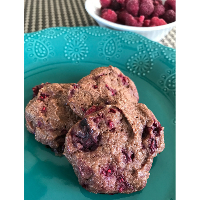 Chocolate Raspberry Yogurt Cookie