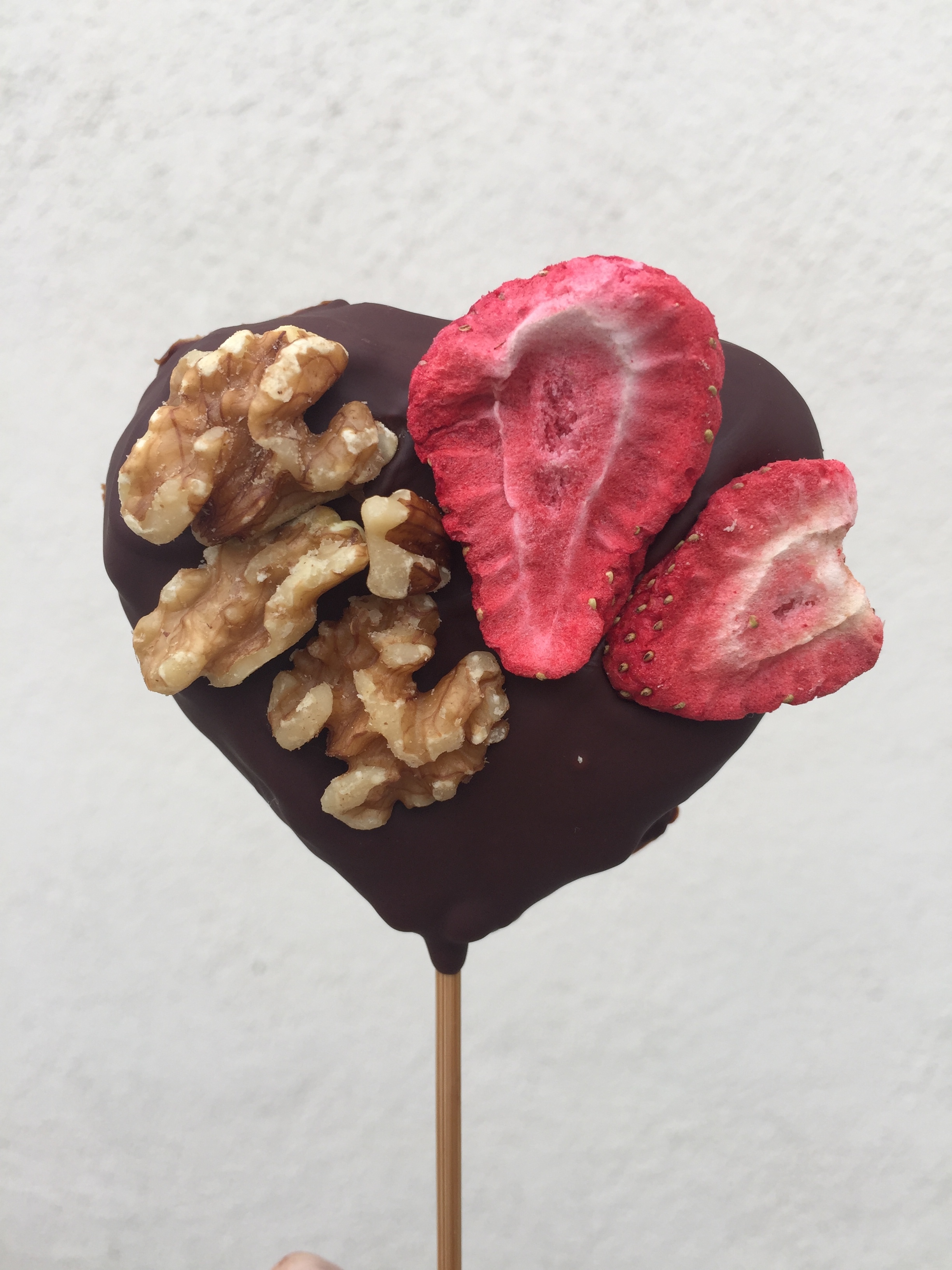 Heart-Shaped Cookie Dough Pops