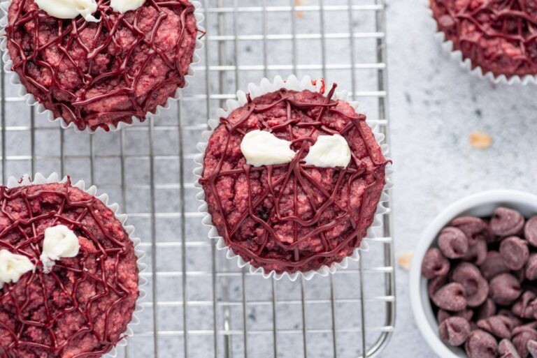 Toddler vegetable Spiderman Muffins