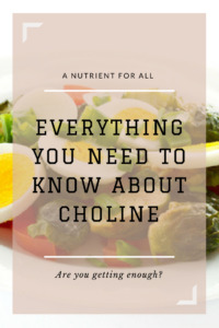 Are you getting enough choline in your diet