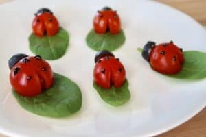 Vegetable Art Tomato Ladybugs