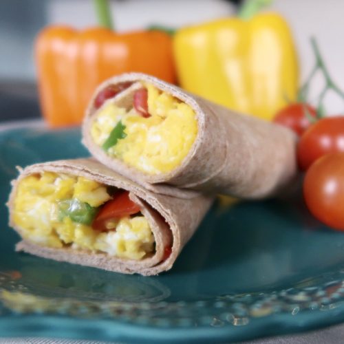 On-the-go egg breakfast burrito recipe