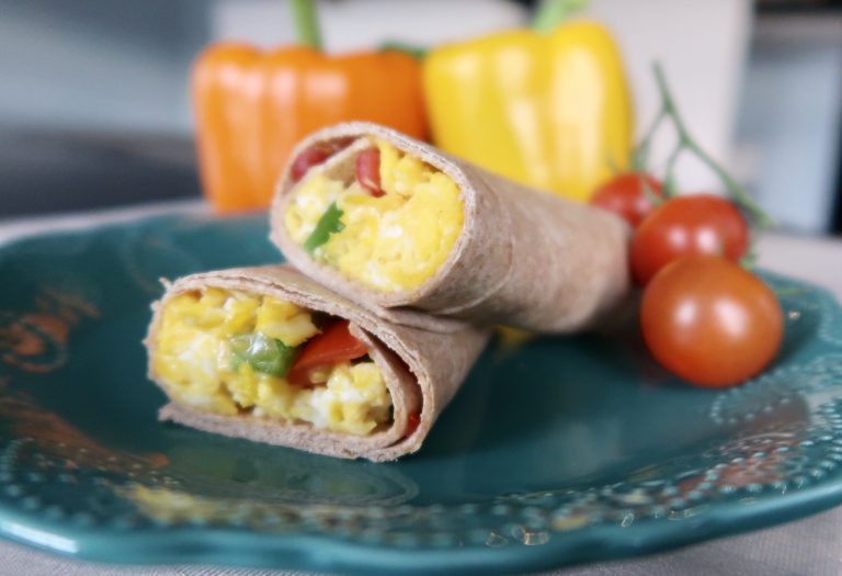 On-the-go egg breakfast burrito recipe