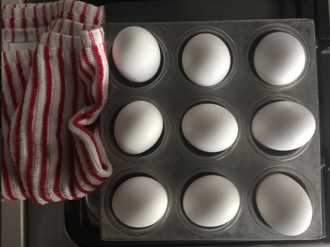 How to hard boil eggs in the oven