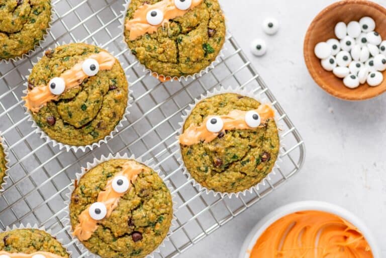 Ninja Turtle Green Veggie Muffins