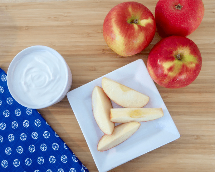 2 Ingredient Greek Yogurt Cream Cheese Frosting Dip 1