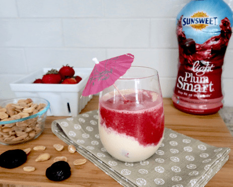 Low Carb Peanut Butter and Plum Jelly Smoothie