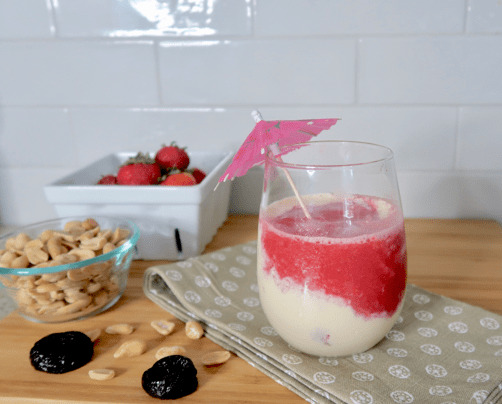 Peanut Butter and Plum Jelly Smoothie