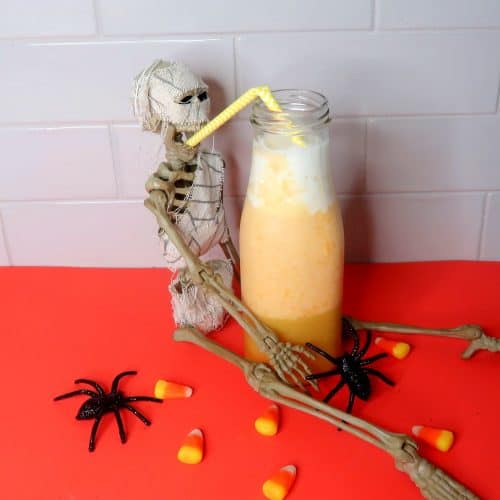 Easy Candy Corn Smoothie Recipe | Healthy Halloween Smoothie Recipe Easy Halloween Smoothie for Kids