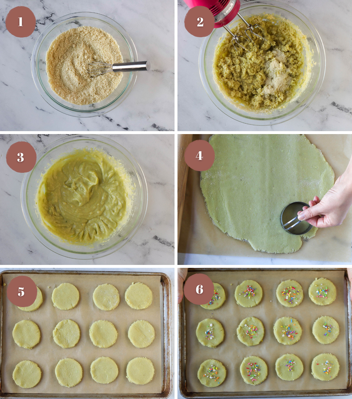 Process of making keto sugar cookies