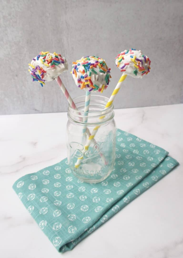 no sugar added cake pops mason jar