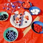 easy labor day recipe for kids red white blue recipe idea fruit kabob