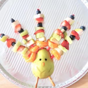 The Easiest Turkey Fruit Platter Food Art for Thanksgiving Day