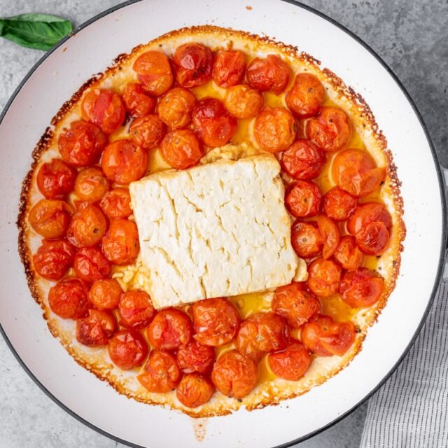 The Easiest Low Carb Baked Feta Rice Erin PalinskiWade