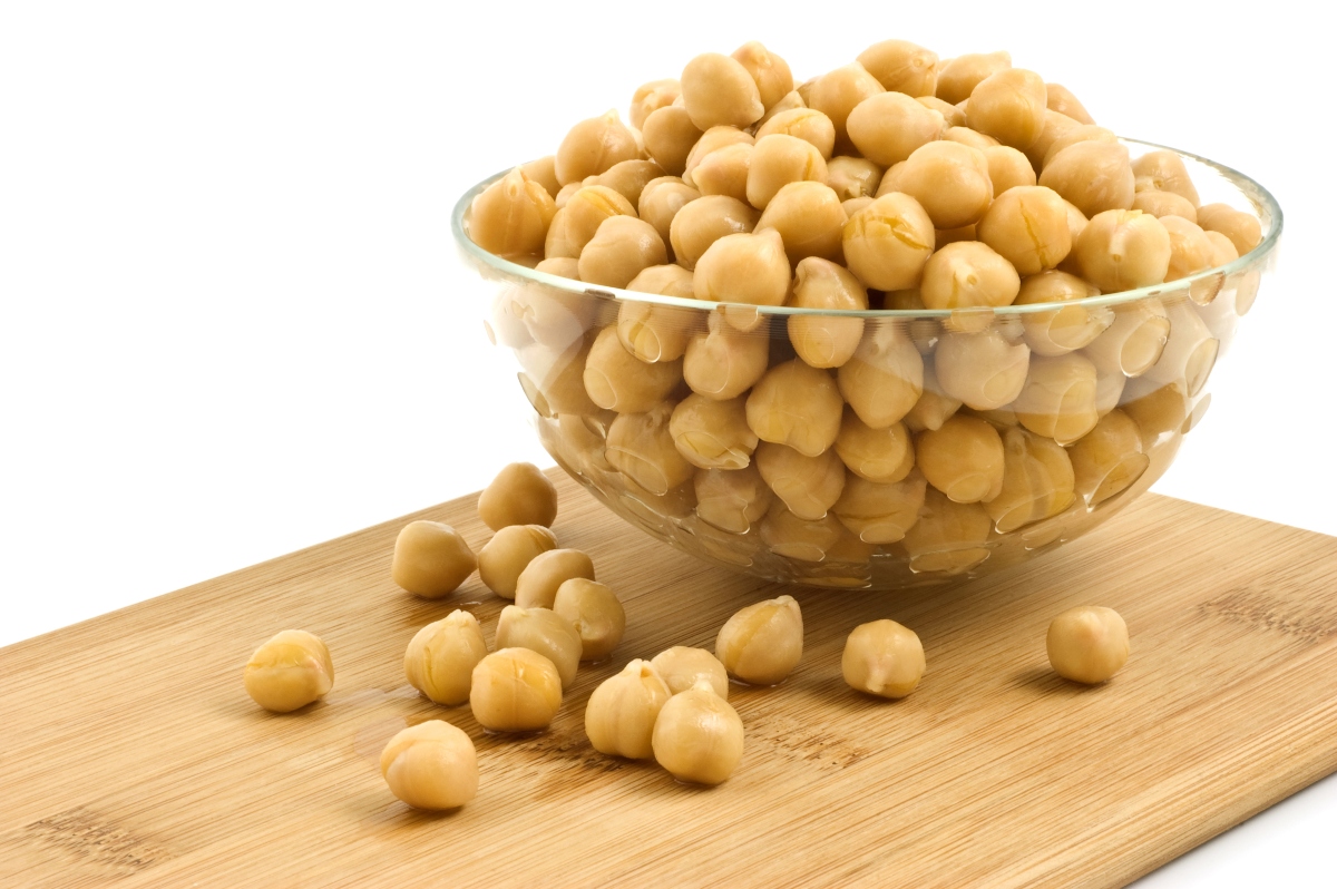 Chickpeas in a bowl