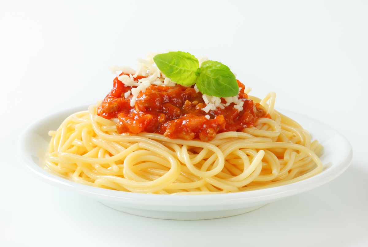 Spaghetti with sauce
