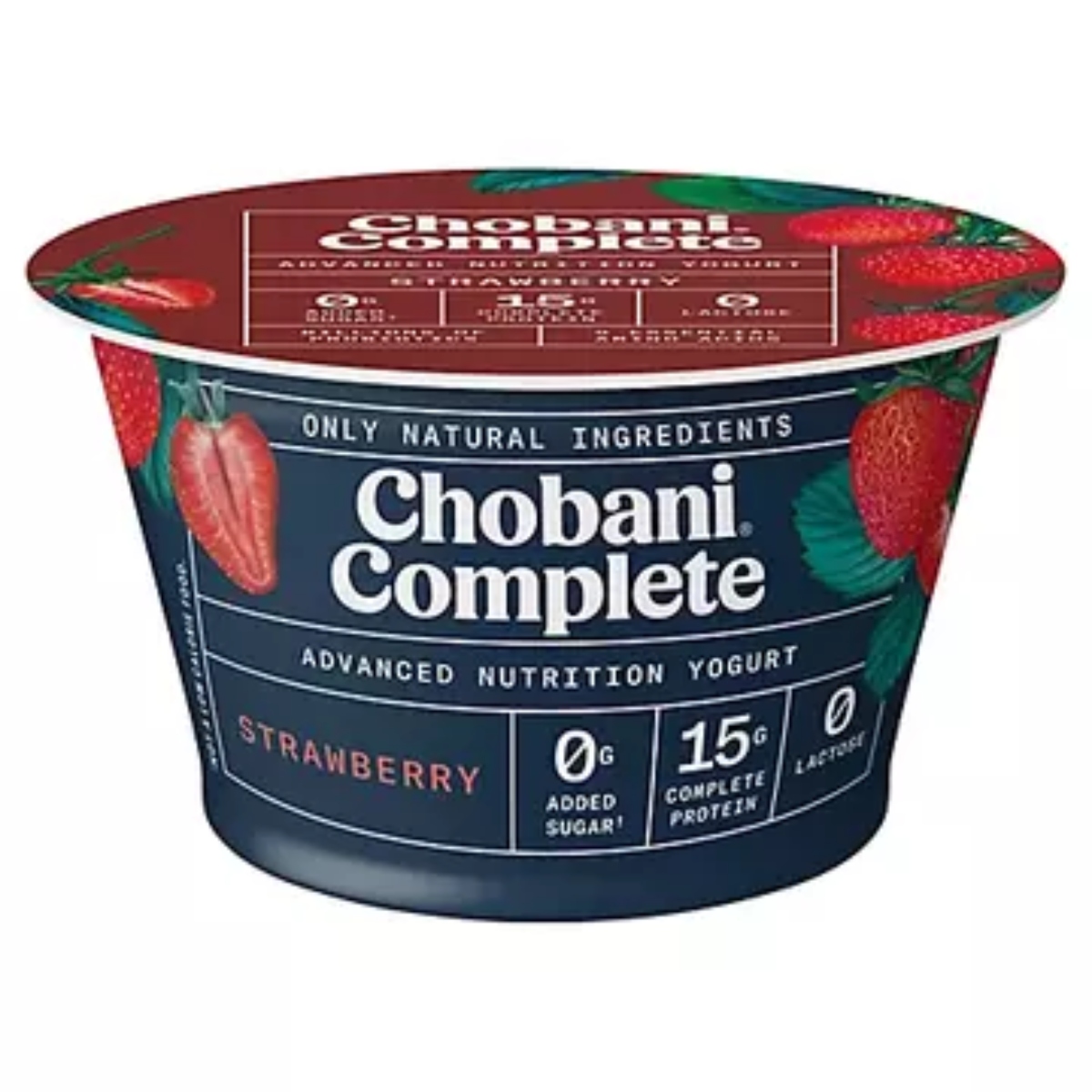 Chobani complete strawberry yogurt