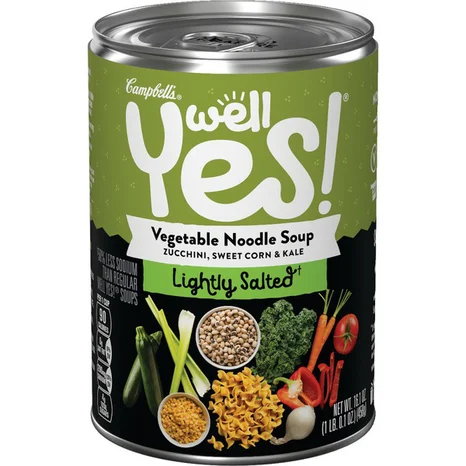 Campbell’s Lightly Salted Vegetable Noodle Soup