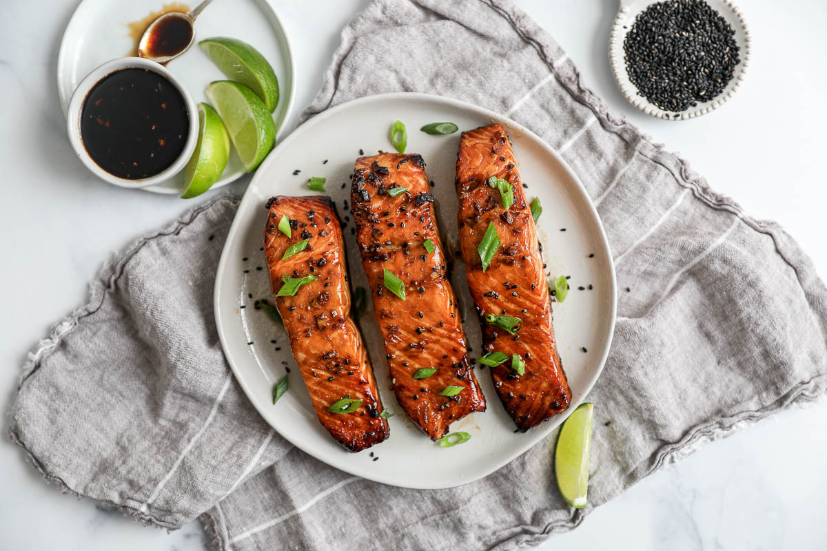 Teriyaki Salmon in the Air Fryer