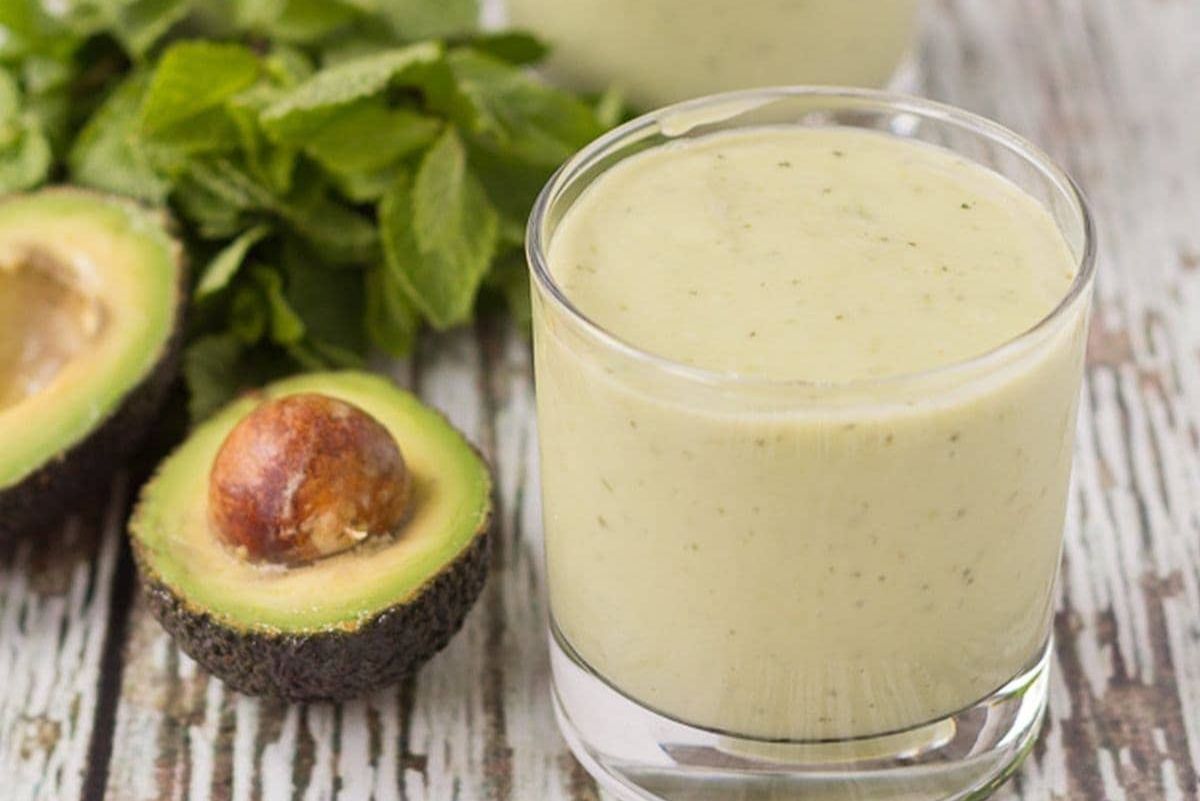 Diabetes friendly apple mint smoothie