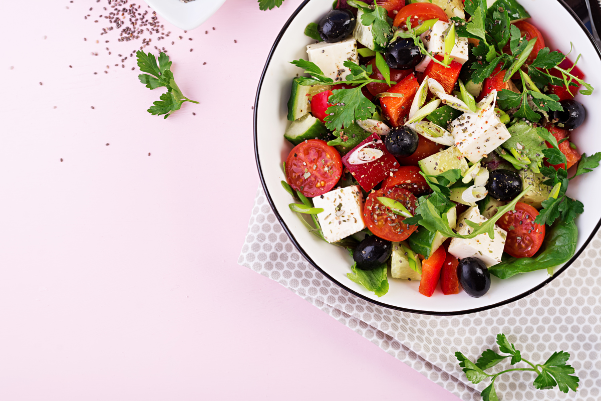 Feta cheese salad