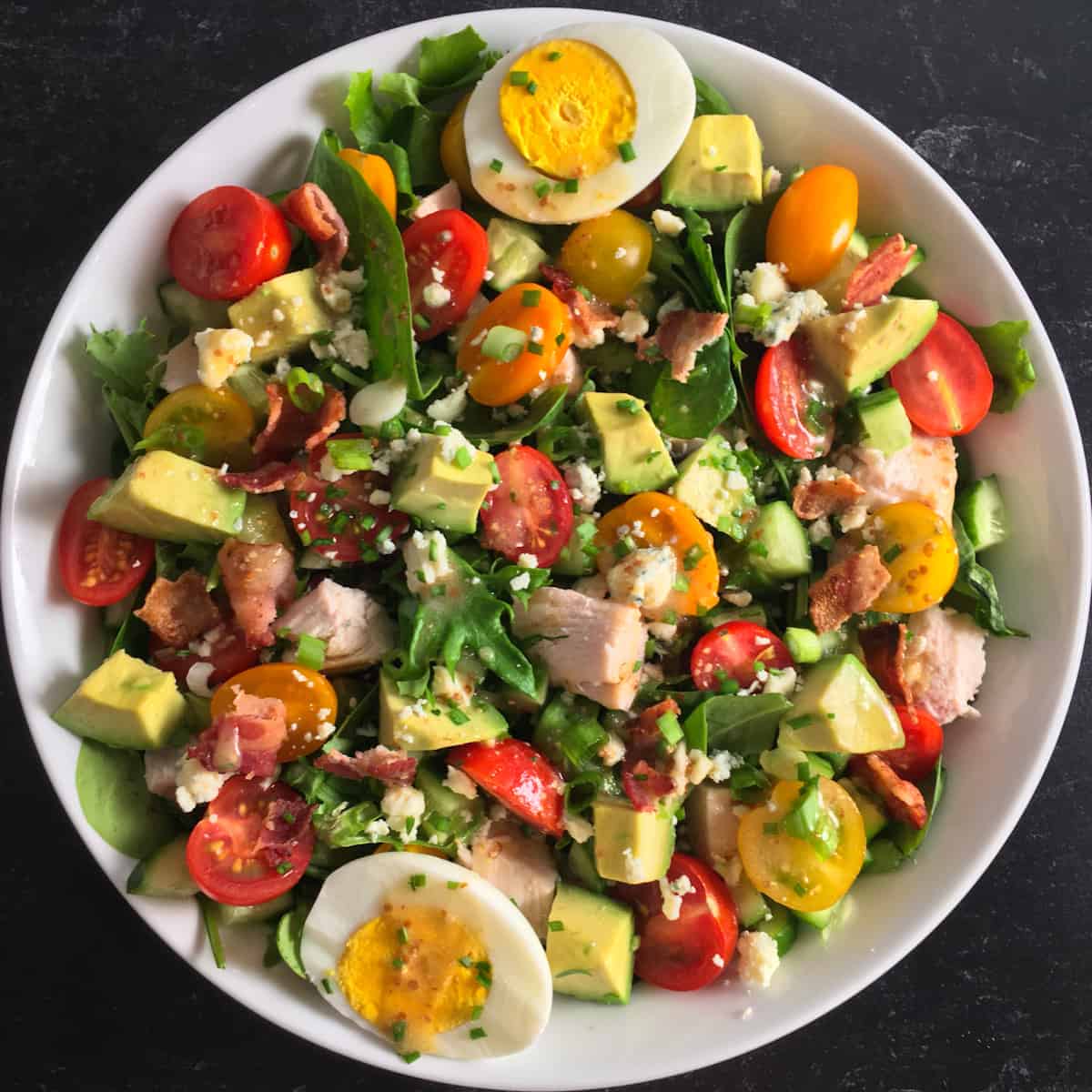 Healthy cobb salad