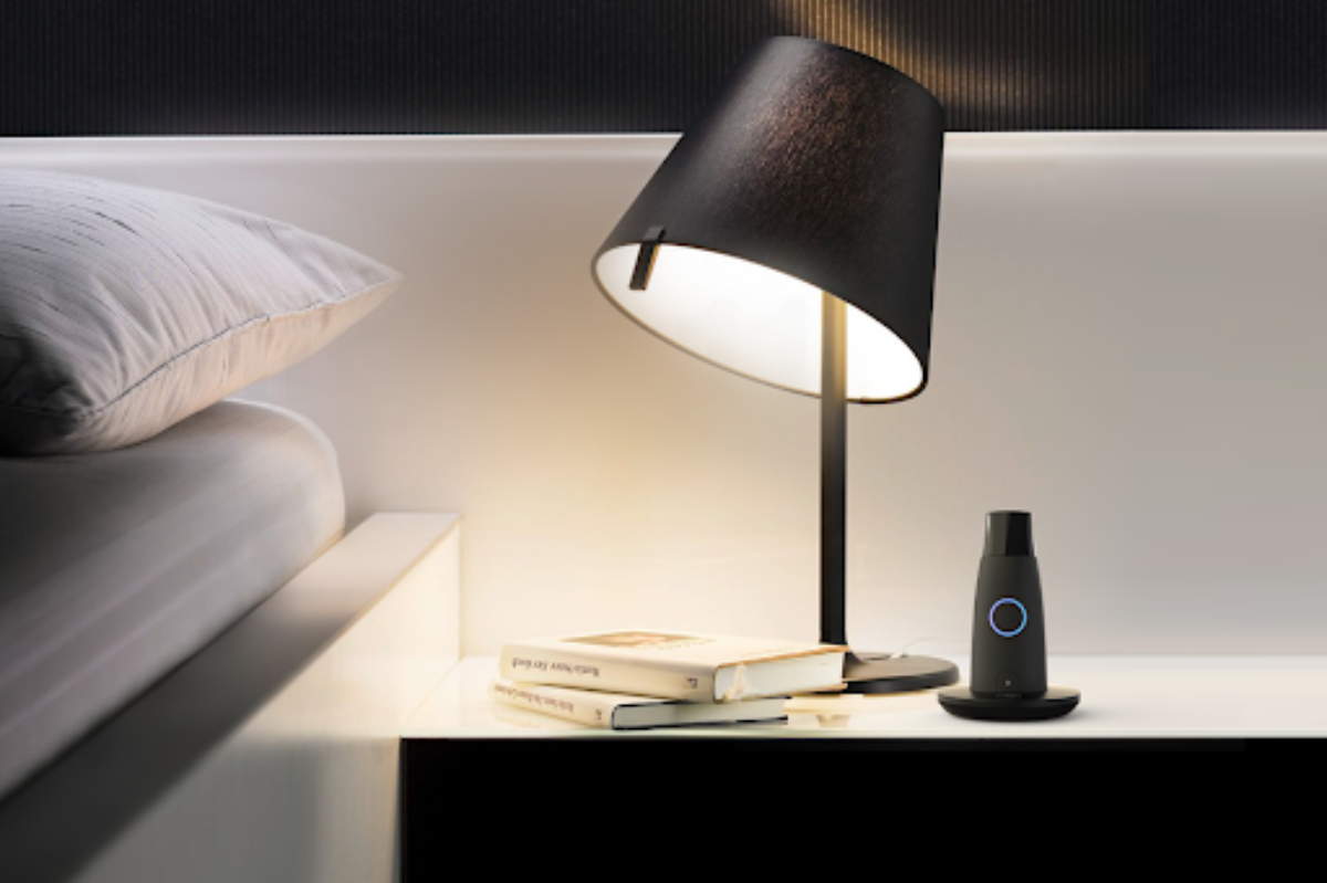 Lumen metabolism tracker on a nightstand