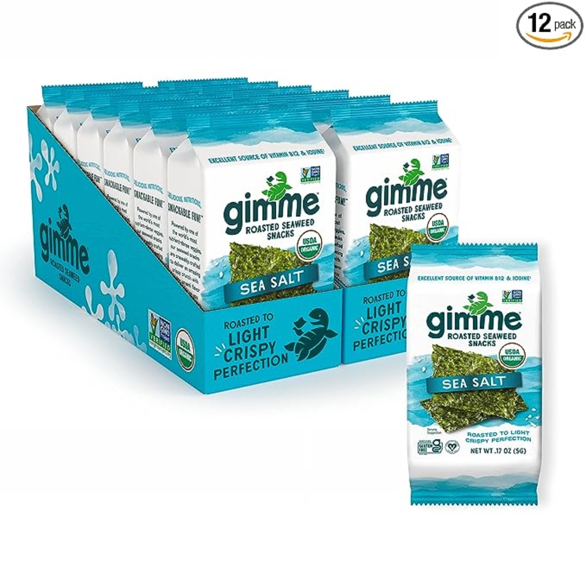gimMe Organic Roasted Seaweed Sheets