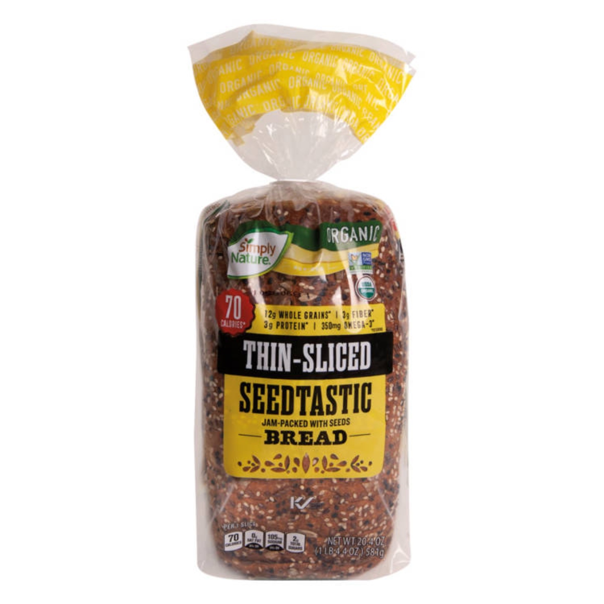 Organic Seedtastic ThinSliced Bread