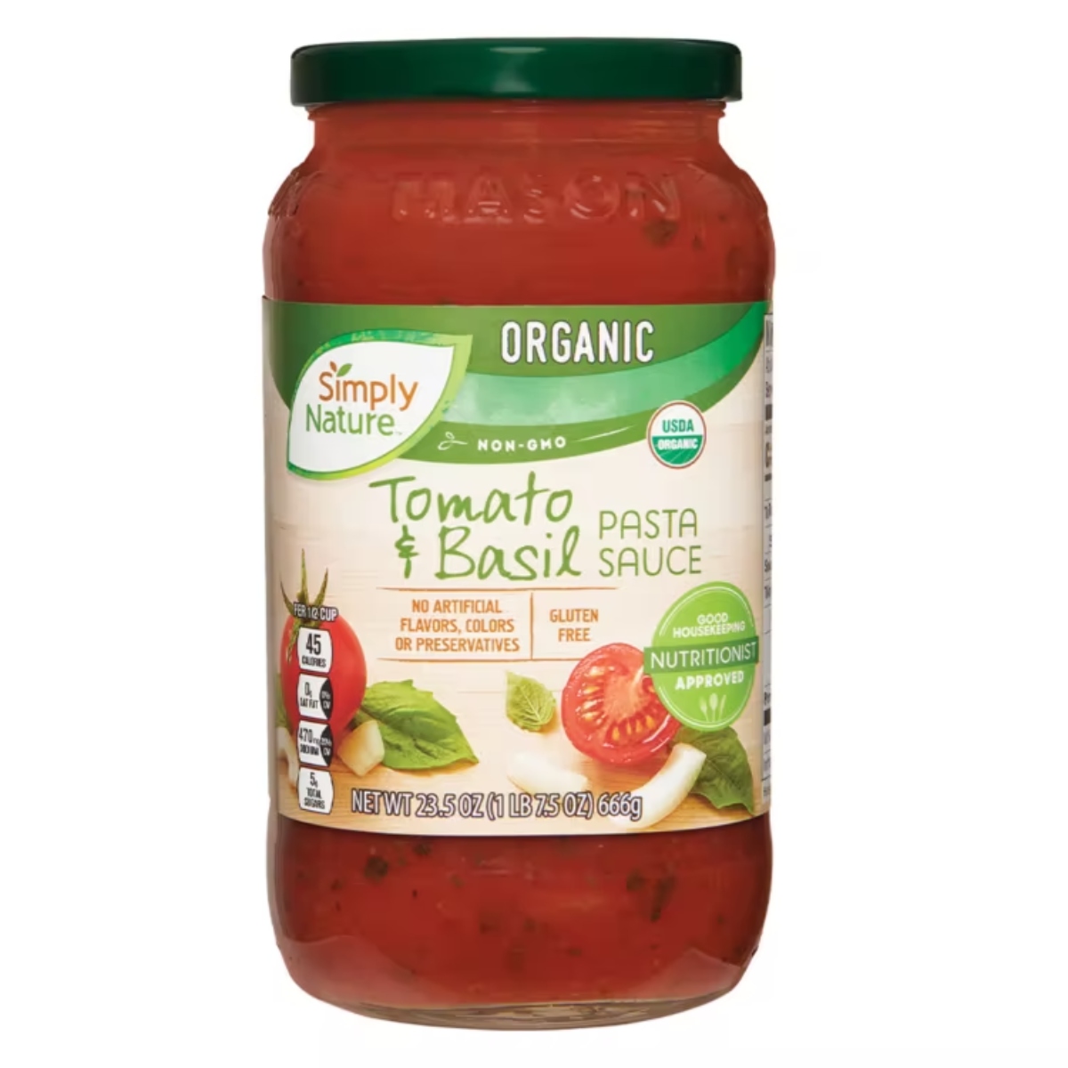 Organic Tomato Basil Pasta Sauce