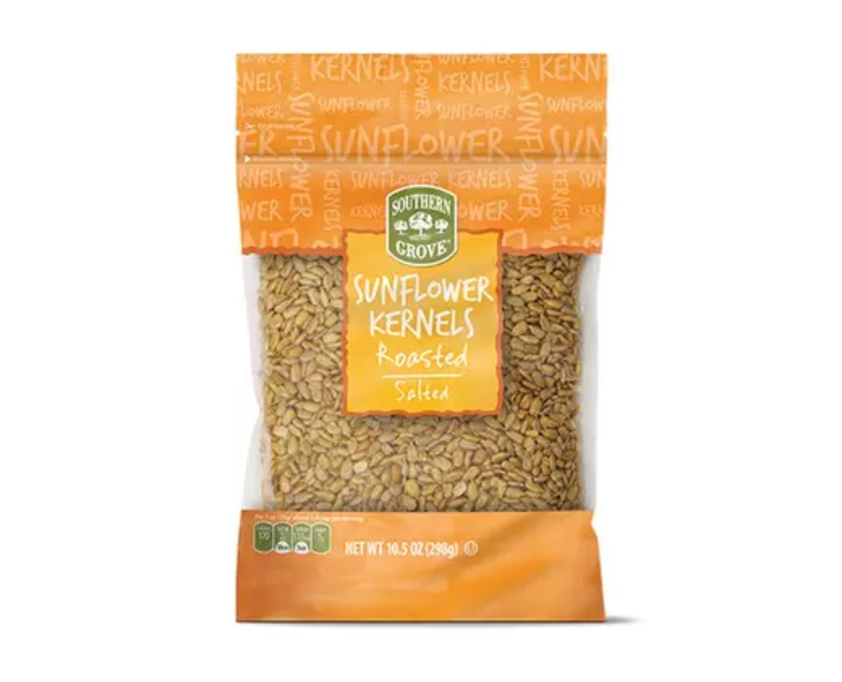 Southern grove salted roasted sunflower kernels