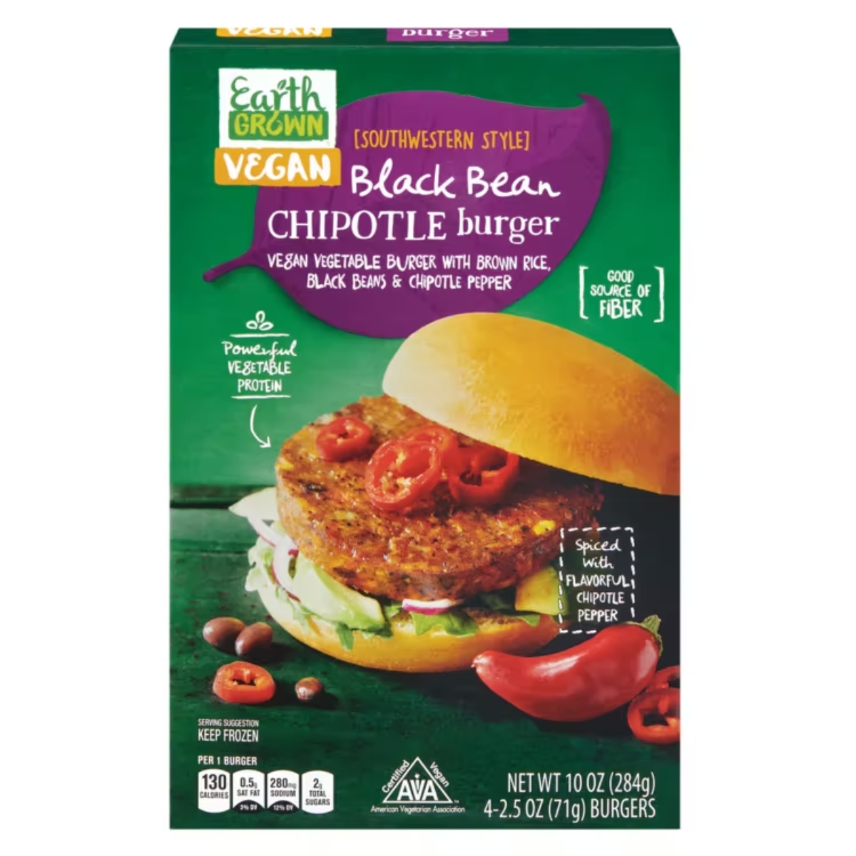 Vegan Southwestern Style Chipotle Black Bean Burgers