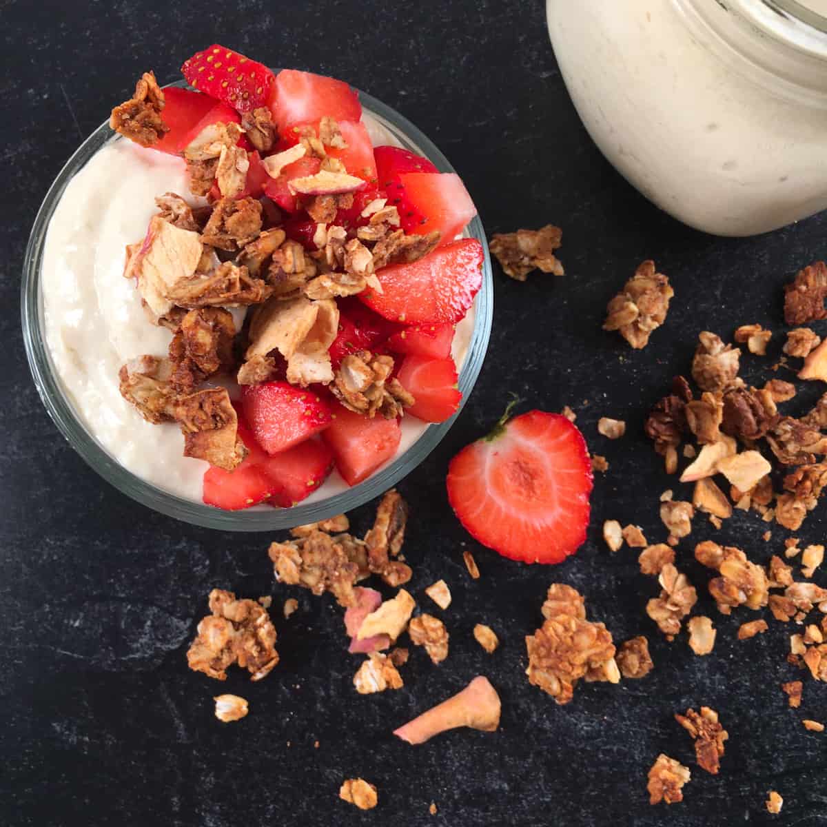 Almond milk yogurt no thickeners