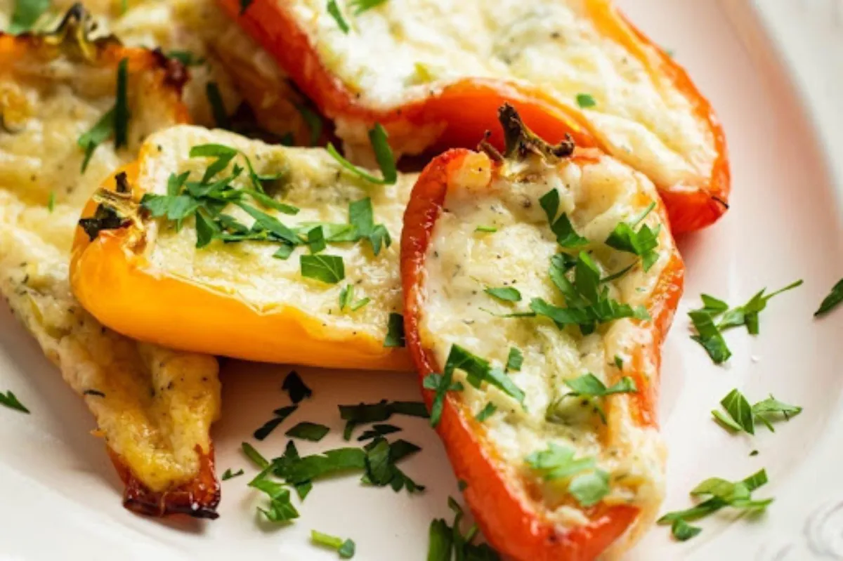 Cream cheese stuffed peppers