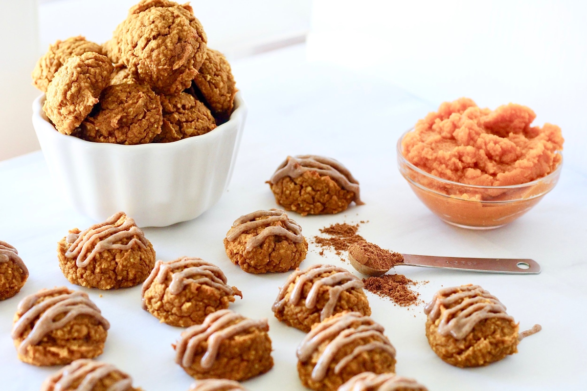 Flourless Vegan Pumpkin Spice Cookies