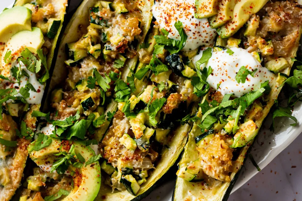 Keto zucchini boats