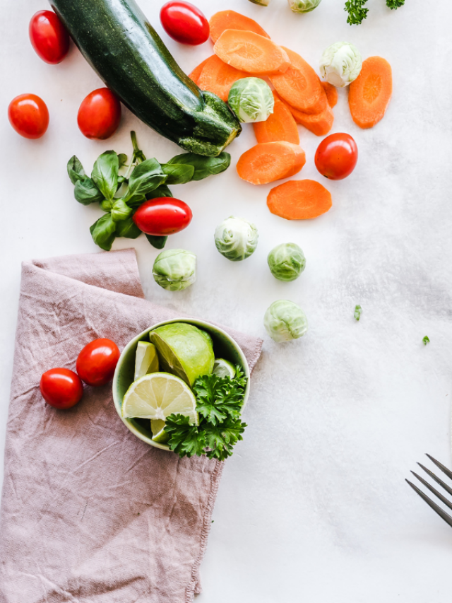 Vegetable Salad on Plate