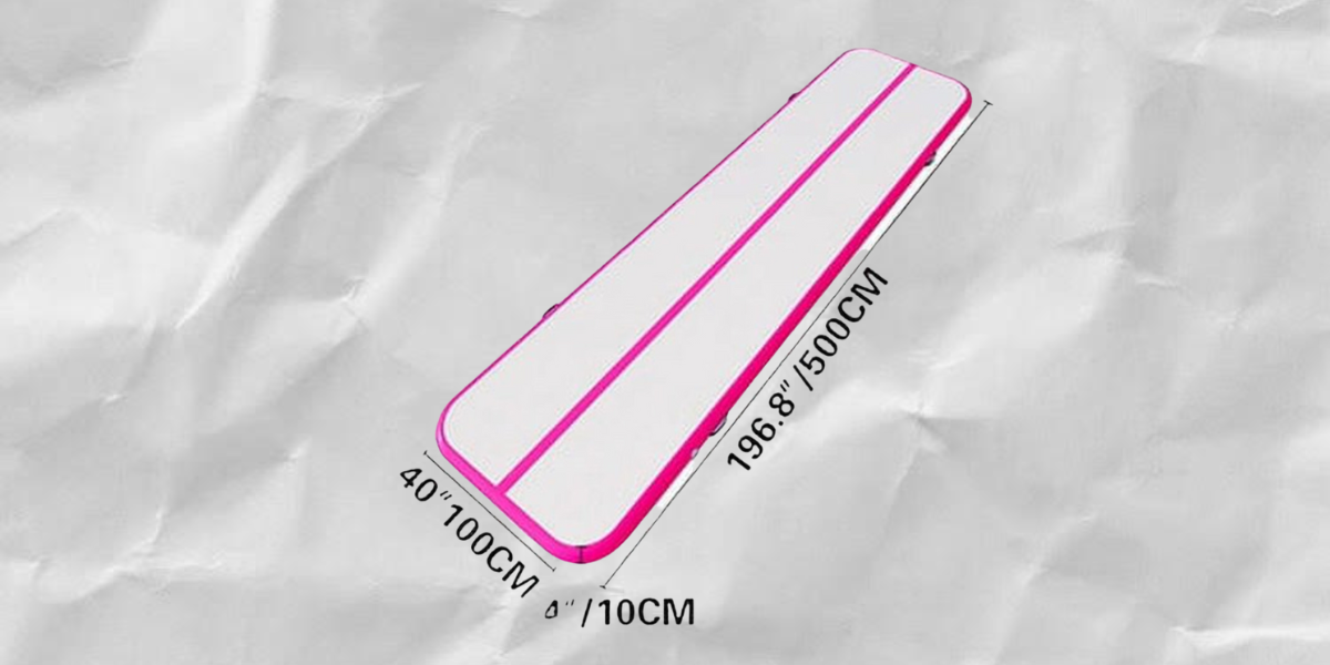 Inflatable air tumble track