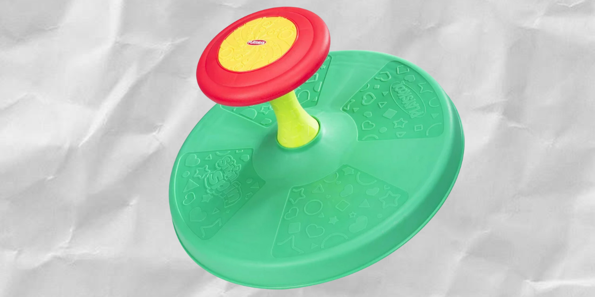 Sit ‘n Spin spinning activity toy for toddlers
