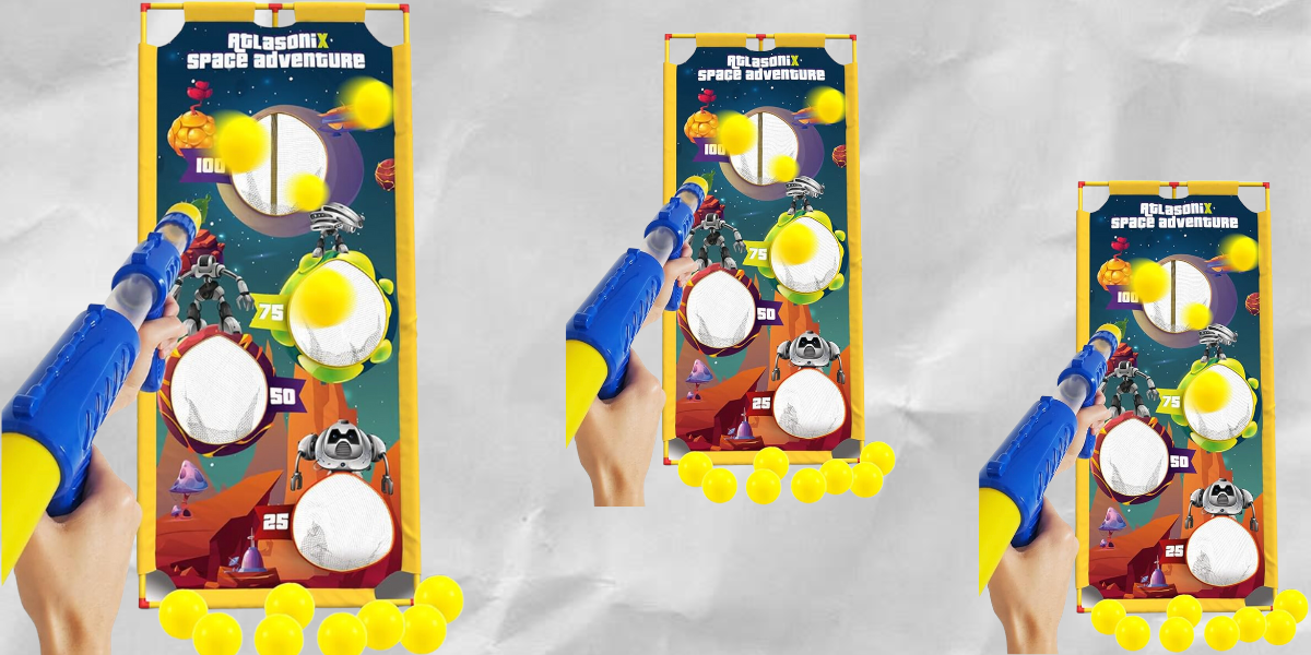 Space Adventure Toy Shooter Game Set