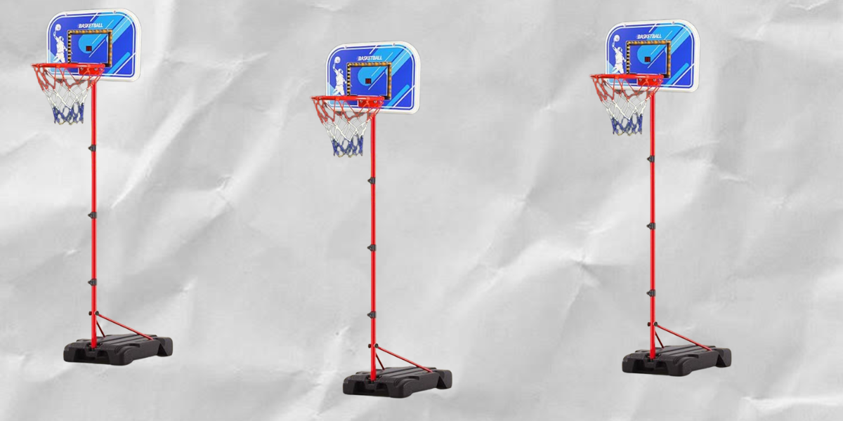 Toddler Basketball Hoop Stand Adjustable Height