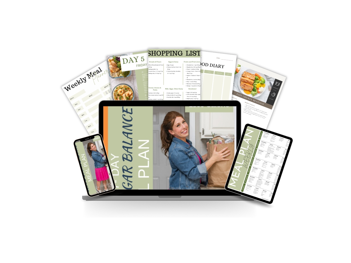 7-Day Blood Sugar Balanced Meal Plan Ebook