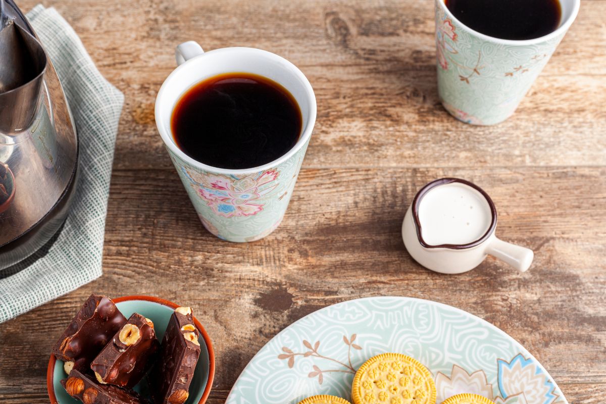 Coffee and Coffee Creamer Pitcher