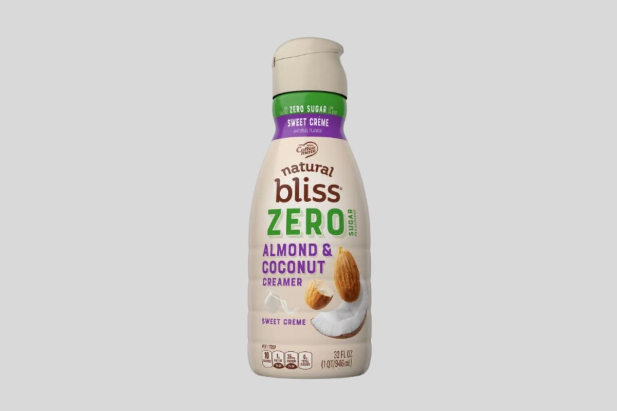 Coffee mate Natural Bliss Zero Sugar Almond & Coconut Milk Sweet Creme Coffee Creamer
