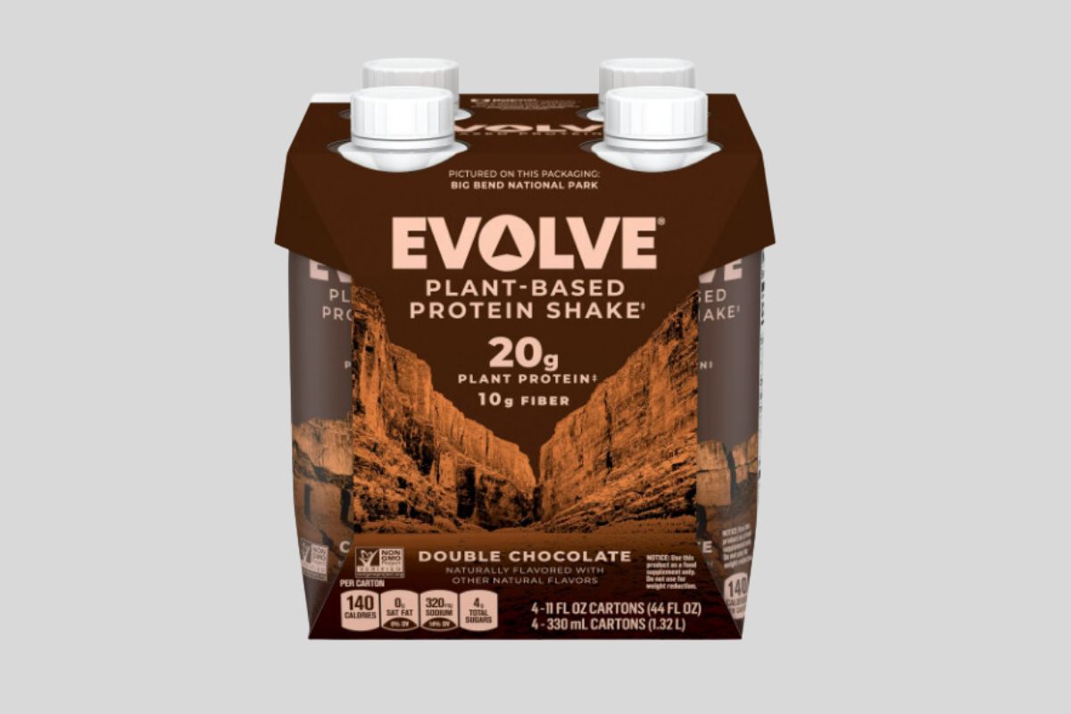 Evolve Plant Based Protein Shake, Double Chocolate