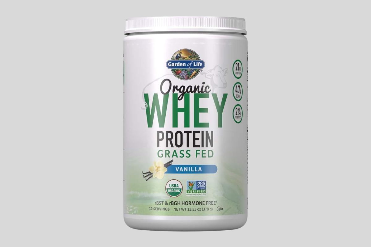 Garden of Life Whey Protein Powder Vanilla Flavor