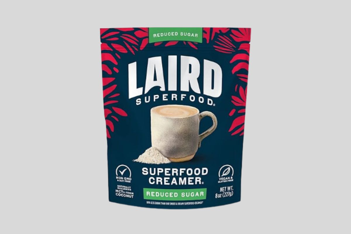 Laird Superfood Non-Dairy Reduced Sugar Superfood Coconut Powder Coffee Creamer